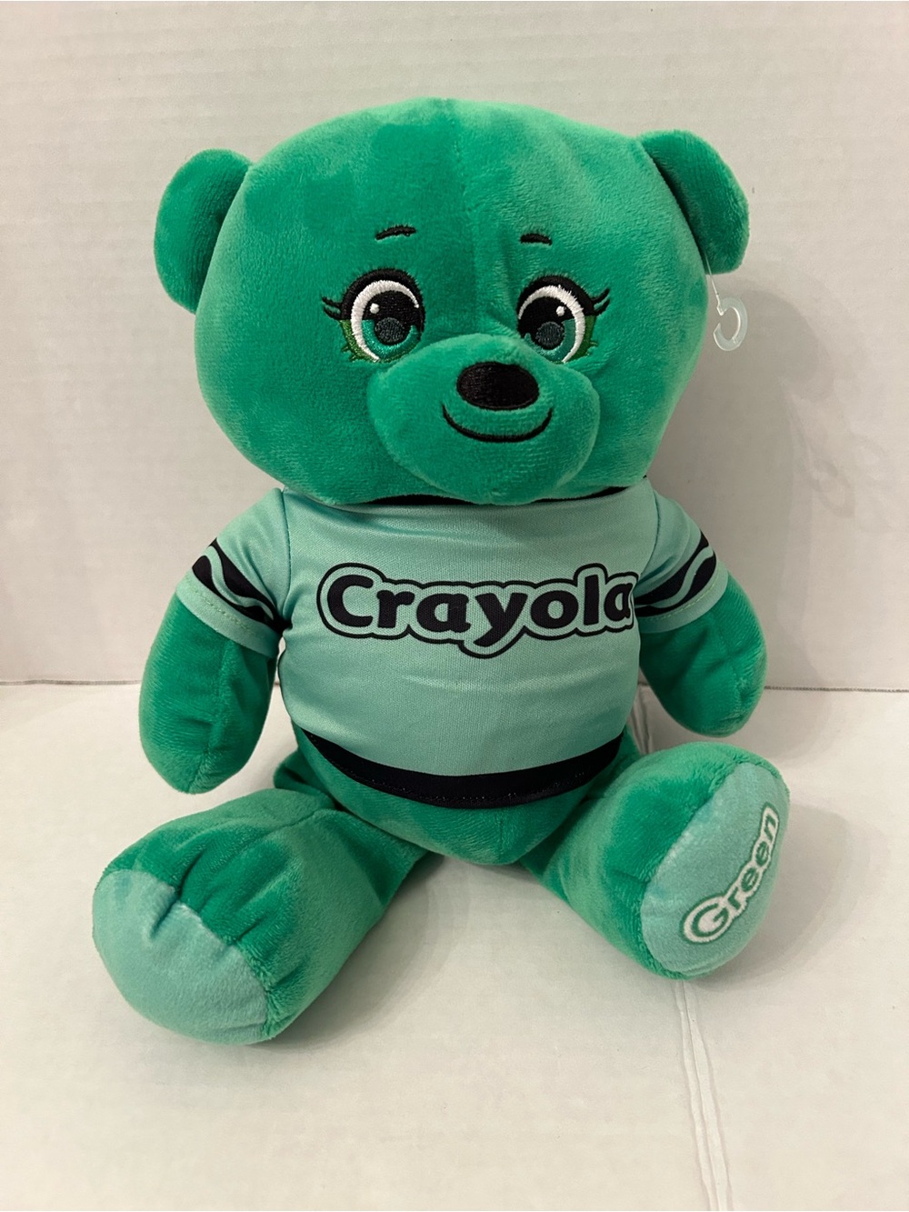 Crayola Green Plush Bear with Branded Shirt